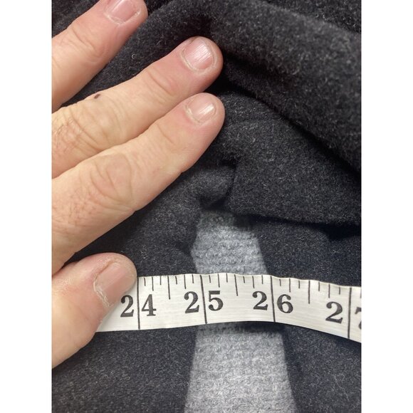 Dockers Wool Jacket Men’s Size Large Black Long Sleeve Full Zip - Picture 6 of 10